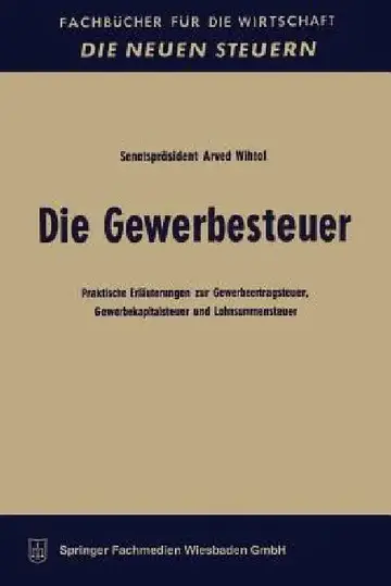 Cover of Die Gewerbesteuer