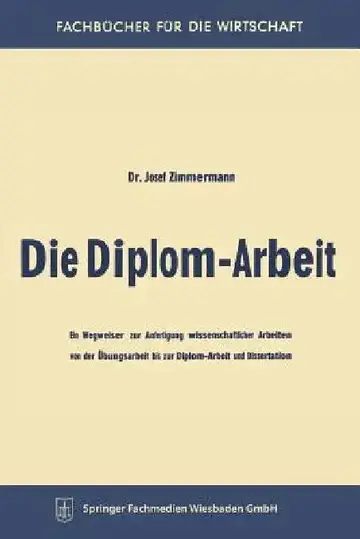 Cover of Die Diplom-Arbeit