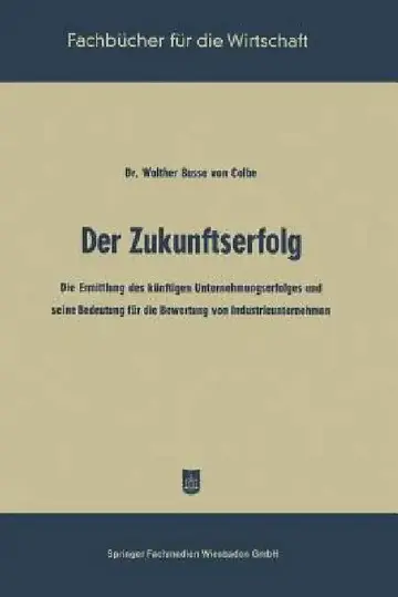 Cover of Der Zukunftserfolg