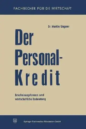 Cover of Der Personalkredit