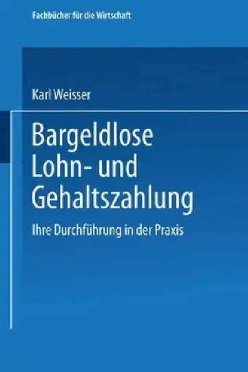 Cover of Bargeldlose Lohn- und Gehaltszahlung