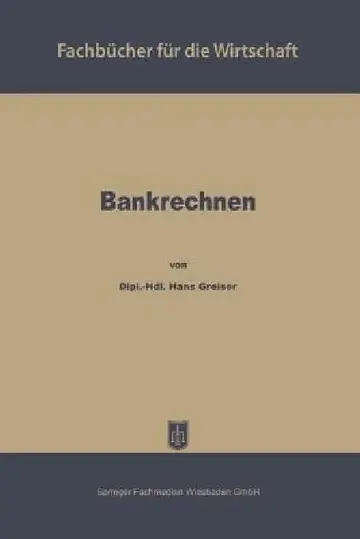 Cover of Bankrechnen