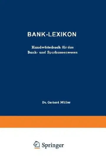 Cover of Bank-Lexikon