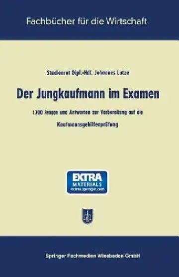 Cover of Der Jungkaufmann Im Examen