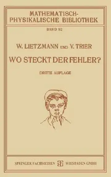 Cover of Wo Steckt Der Fehler?