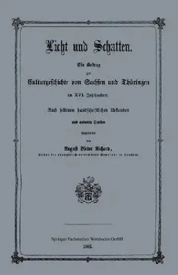 Cover of Licht Und Schatten