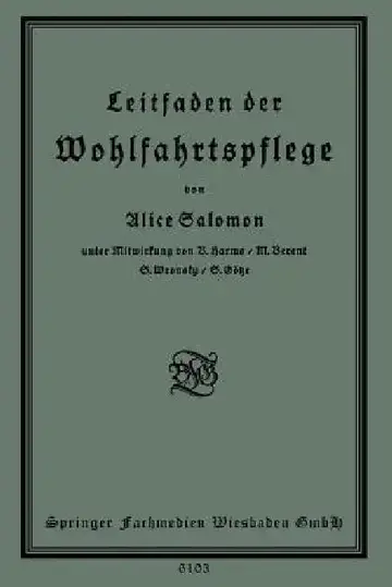 Cover of Leitfaden Der Wohlfahrtspflege