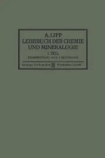 Cover of Lehrbuch Der Chemie Und Mineralogie