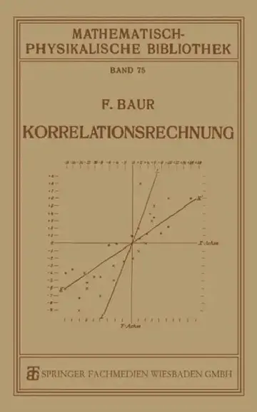 Cover of Korrelationsrechnung