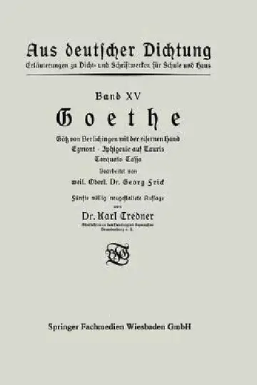 Cover of Goethe