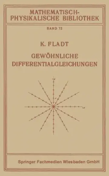 Cover of Gewöhnliche Differentialgleichungen