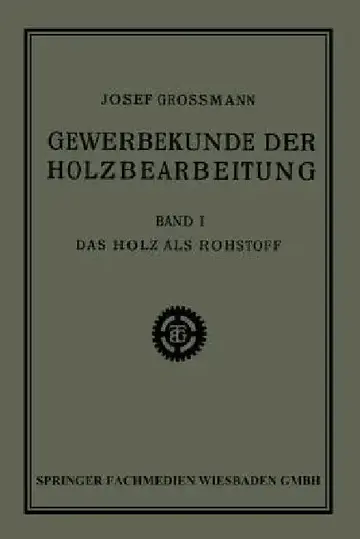Cover of Das Holz ALS Rohstoff