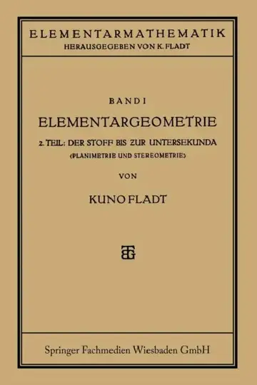 Cover of Elementargeometrie