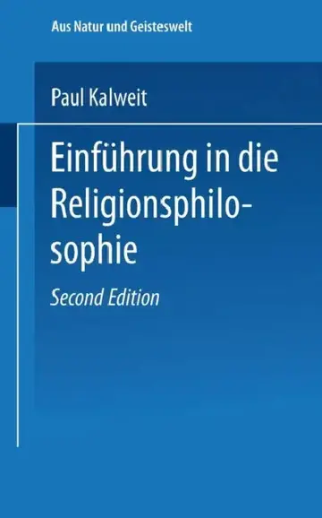 Cover of Einführung in Die Religionsphilosophie