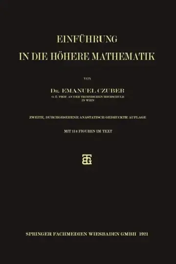 Cover of Einführung in Die Höhere Mathematik
