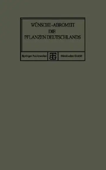 Cover of Die Pflanzen Deutschlands