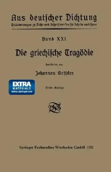 Cover of Die Griechische Tragödie