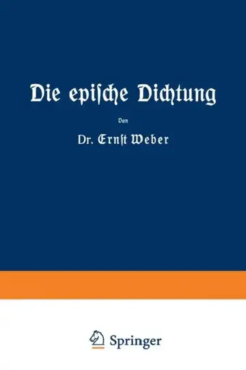 Cover of Die Epische Dichtung
