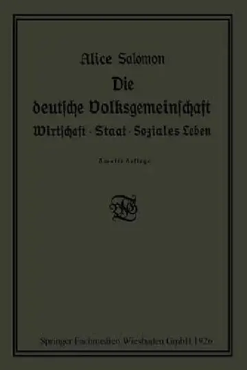 Cover of Die Deutsche Volksgemeinschaft