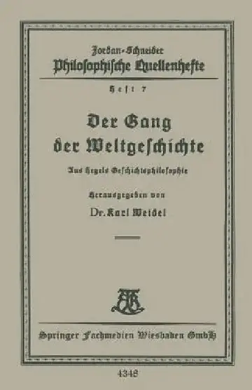 Cover of Der Gang Der Weltgeschichte