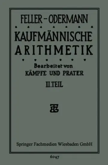 Cover of Das Ganze Der Kaufmännischen Arithmetik