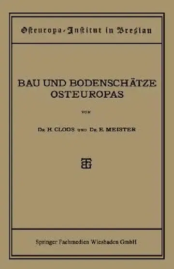 Cover of Bau Und Bodenschätze Osteuropas