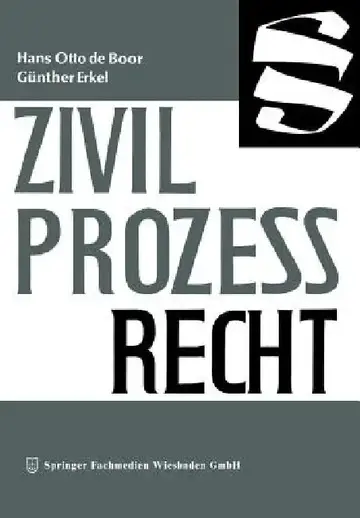 Cover of Zivilprozeßrecht