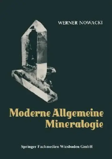 Cover of Moderne Allgemeine Mineralogie