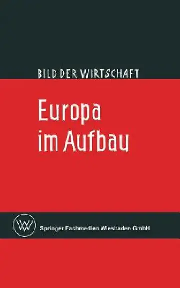 Cover of Europa Im Aufbau