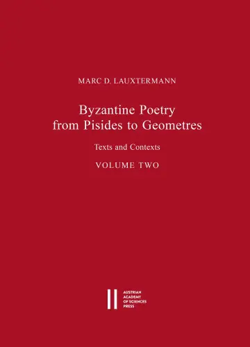 Cover of Byzantine Poetry from Pisides to Geometres