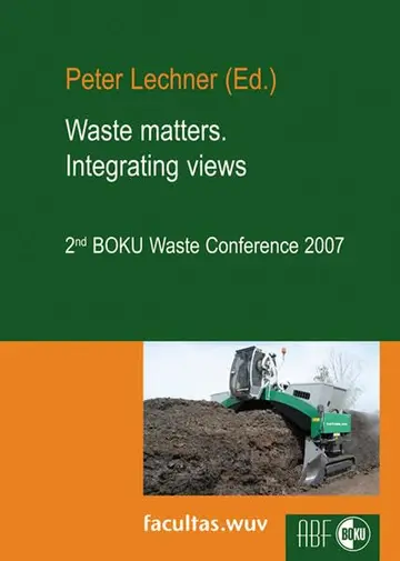 Cover of Waste matters. Integrating views