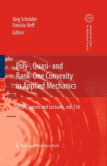 Cover of Poly-, Quasi- and Rank-One Convexity in Applied Mechanics