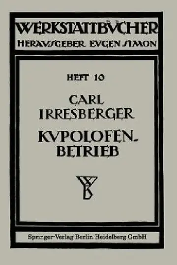 Cover of Kupolofenbetrieb