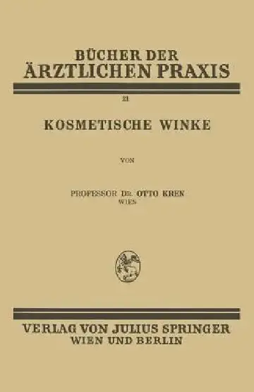 Cover of Kosmetische Winke