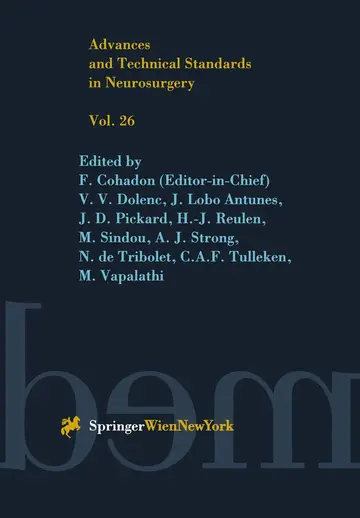 Cover of Advances and Technical Standards in Neurosurgery