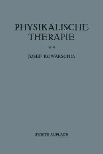 Cover of Physikalische Therapie