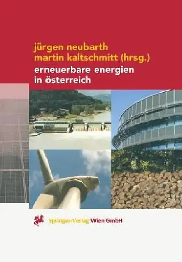 Cover of Erneuerbare Energien in Österreich