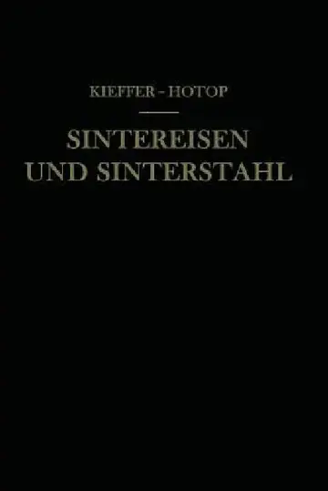 Cover of Sintereisen Und Sinterstahl
