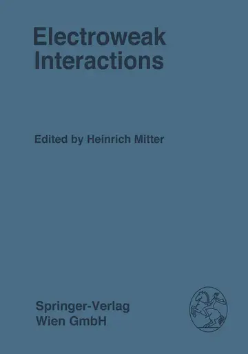Cover of Electroweak Interactions