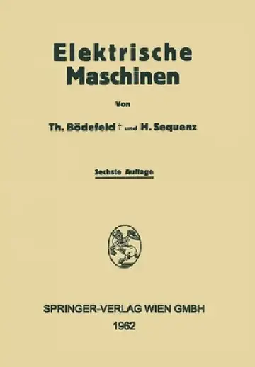 Cover of Electrische Maschinen