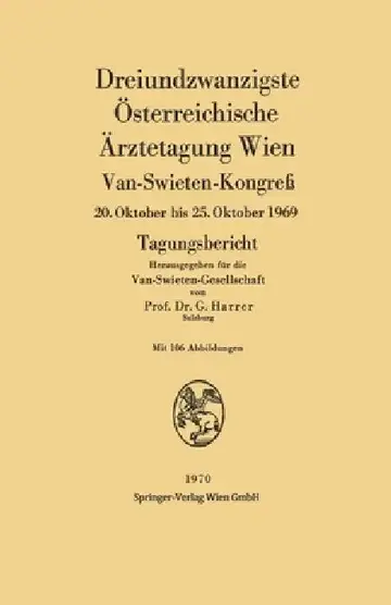 Cover of Dreiundzwanzigste Österreichische Ärztetagung Wien
