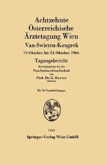Cover of Achtzehnte Österreichische Ärztetagung Wien