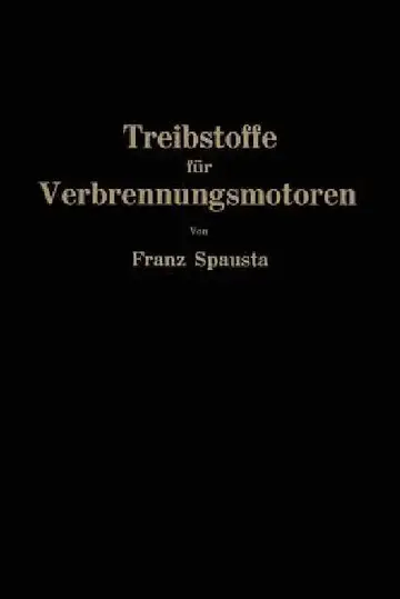 Cover of Treibstoffe Für Verbrennungsmotoren