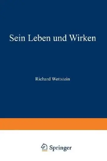 Cover of Richard Wettstein