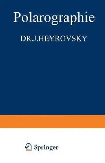 Cover of Polarographie