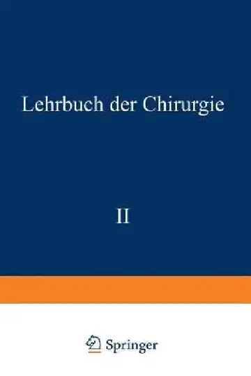 Cover of Lehrbuch Der Chirurgie