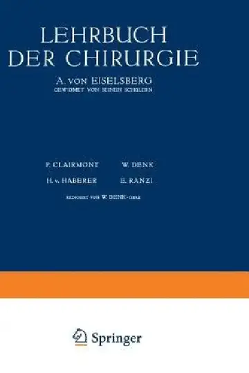 Cover of Lehrbuch Der Chirurgie