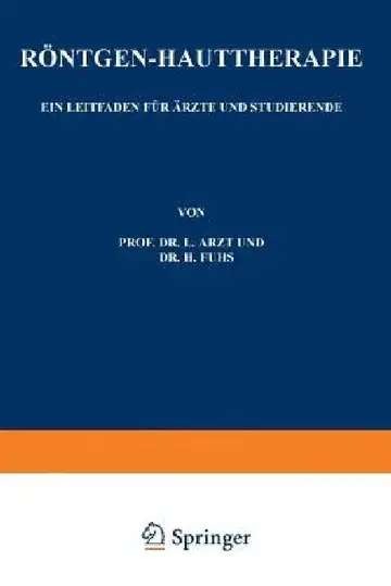 Cover of Röntgen-Hauttherapie