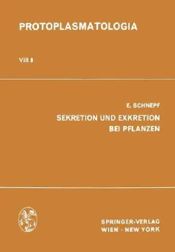 Cover of Sekretion Und Exkretion Bei Pflanzen