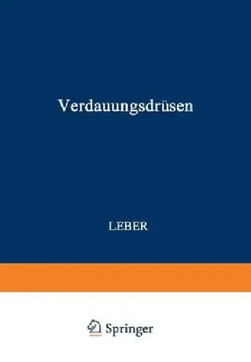 Cover of Verdauungsdrüsen
